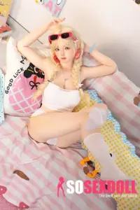 C Cup Blonde Lovely Barbie Sex Doll Natural Skin 44