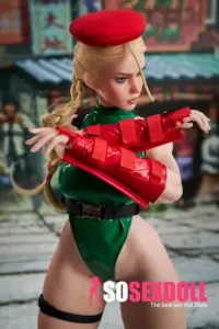 70cm 2ft3 Silicone A Cup Muscular Body Sex Doll 03