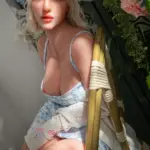 163cm 5ft4 Silicone Cecily C Cup Blonde Hybrid Sex Doll #SG2 Head In Stock EU 22