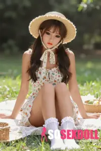 Flat Breasts Asian Beautiful Realistic Sex Doll 1
