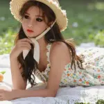 Flat Breasts Asian Beautiful Realistic Sex Doll 4