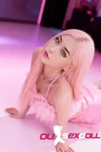 C Cup Realistic Pink Hair Charming Sexy Doll 3