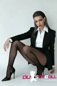 173cm 5ft68 Silicone Head Hair Transplant Tall Elegant Slim Lifelike Adult Sex Doll # M7 Head 2