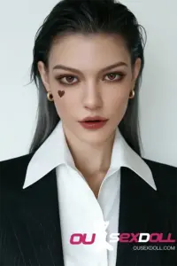 173cm 5ft68 Silicone Head Hair Transplant Tall Elegant Slim Lifelike Adult Sex Doll # M7 Head 8