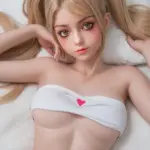 Small Boobs Blond Hair Cute Fair Skin Sex Doll 11