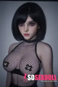Short Black Hair Fair Skin Real Sex Doll 1