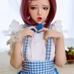 Small Chest Red Short Hair Cute Sex Doll 1