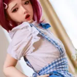 Small Chest Red Short Hair Cute Sex Doll 2