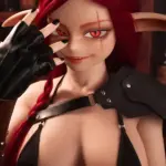 Red Hair Big Butt Alluring Realistic Sex Doll 6