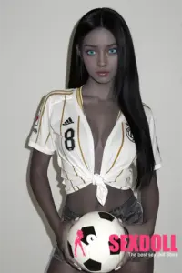 Small Chest Slim Black Skin Real Sex Doll 10