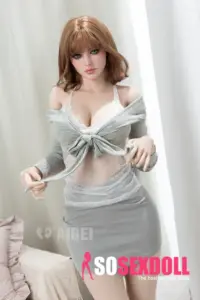 159cm 5ft2 TPE Full Bust Wide Hips Blonde Sex Doll #AB34 Head 3