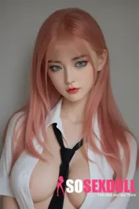 c cup beauty pink hair asian adult sexy doll 1