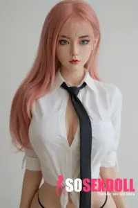 c cup beauty pink hair asian adult sexy doll 2