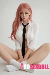 c cup beauty pink hair asian adult sexy doll 9