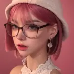Big Breasts Lifelike Pink Hair Asian Sexy Doll 12