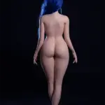 Big Breasts Fair Skin Blue Hair Fantasy Sex Doll 18