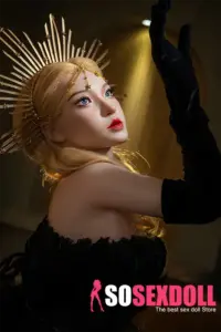 Small Breasts Elegance Blond Beauty Sexy Doll 18