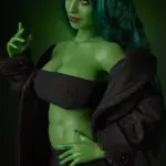 Poupée sexuelle réaliste, petite taille, corps vert, bonnet A, taille 11