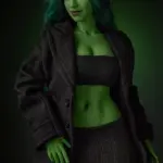 Poupée sexuelle réaliste, petite taille, corps vert, bonnet A, taille 9